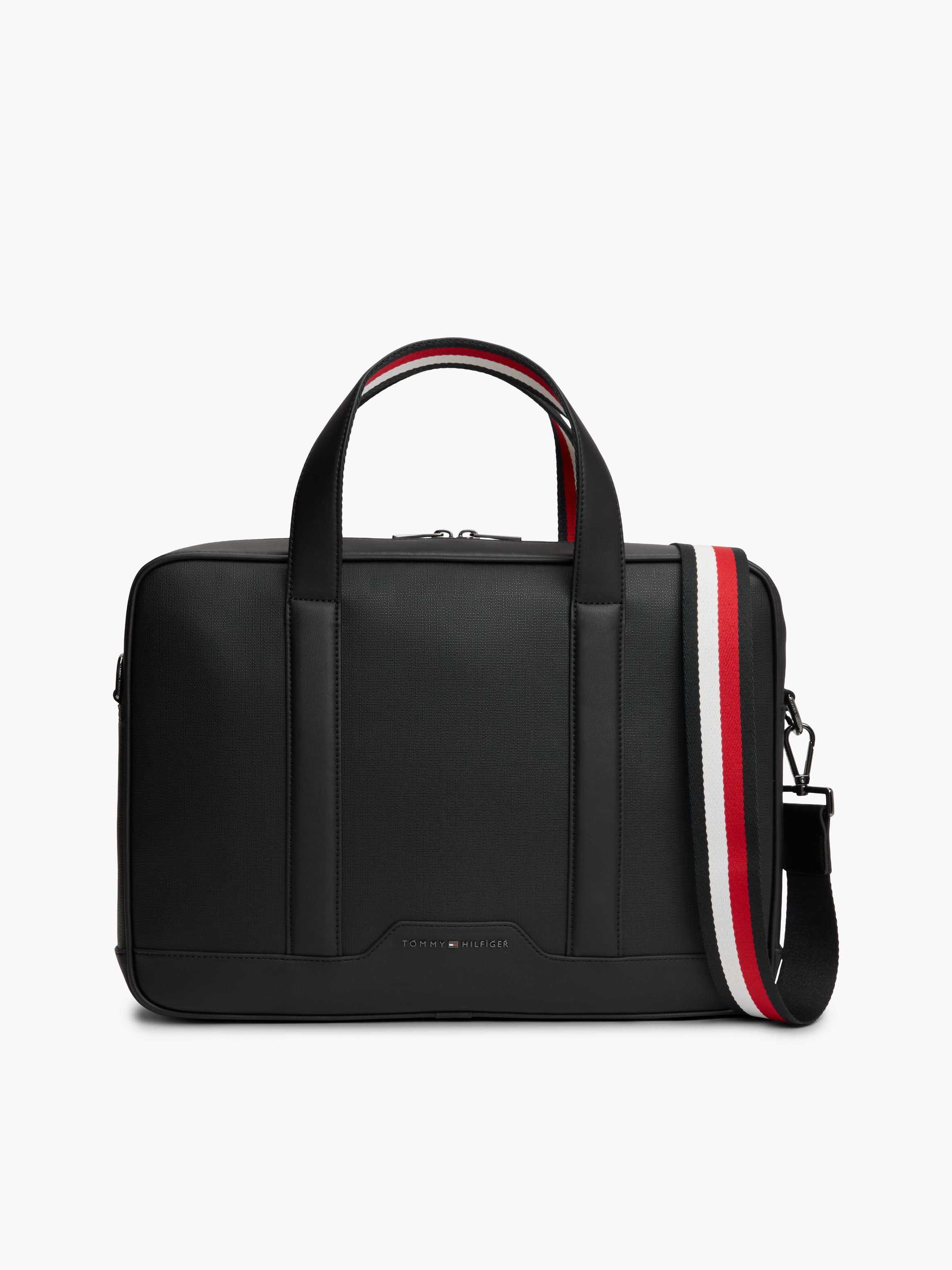 Textured Global Stripe Laptop Bag