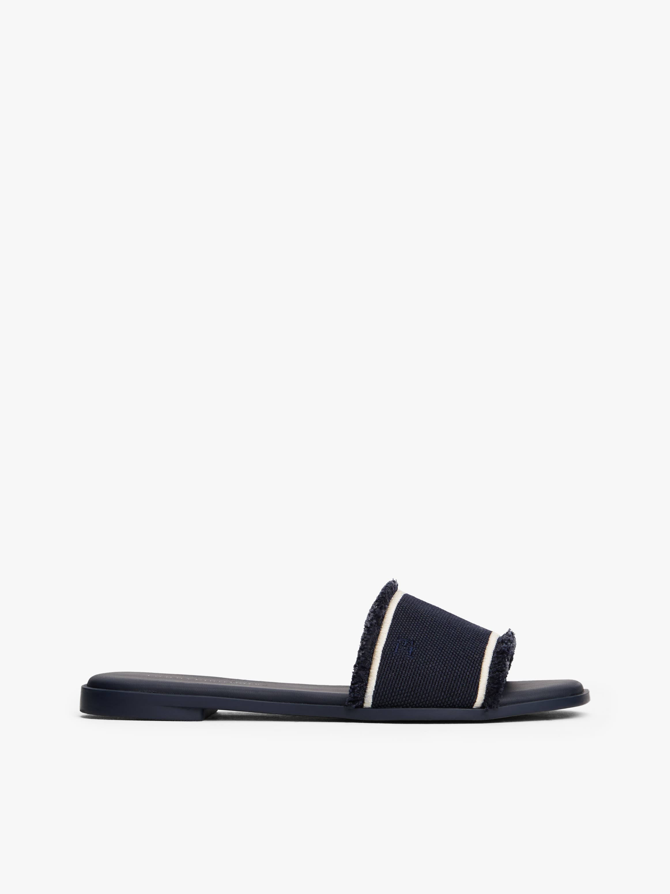 Frayed Canvas Sandals