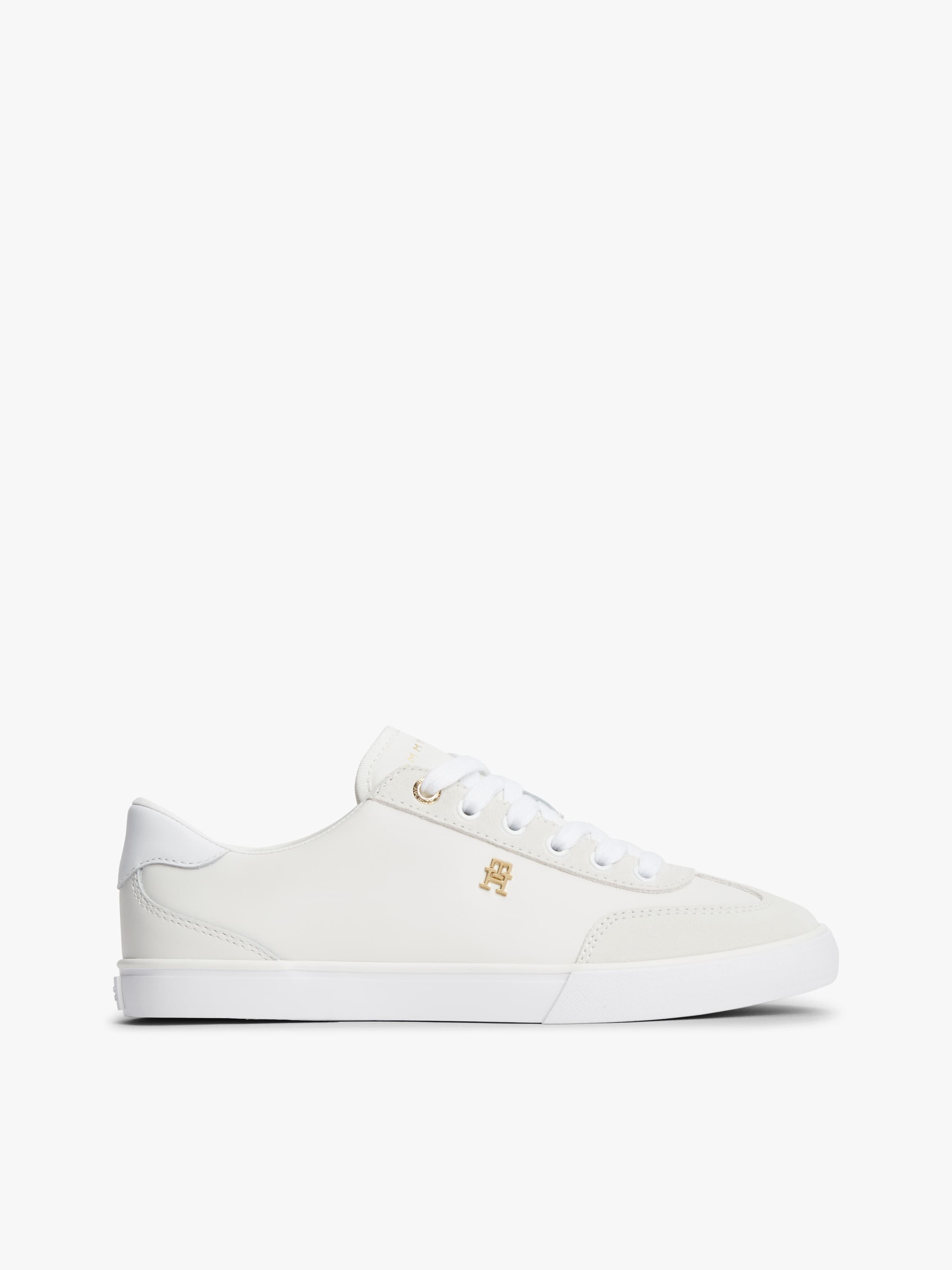 Leather TH Monogram Vulcanised Trainers