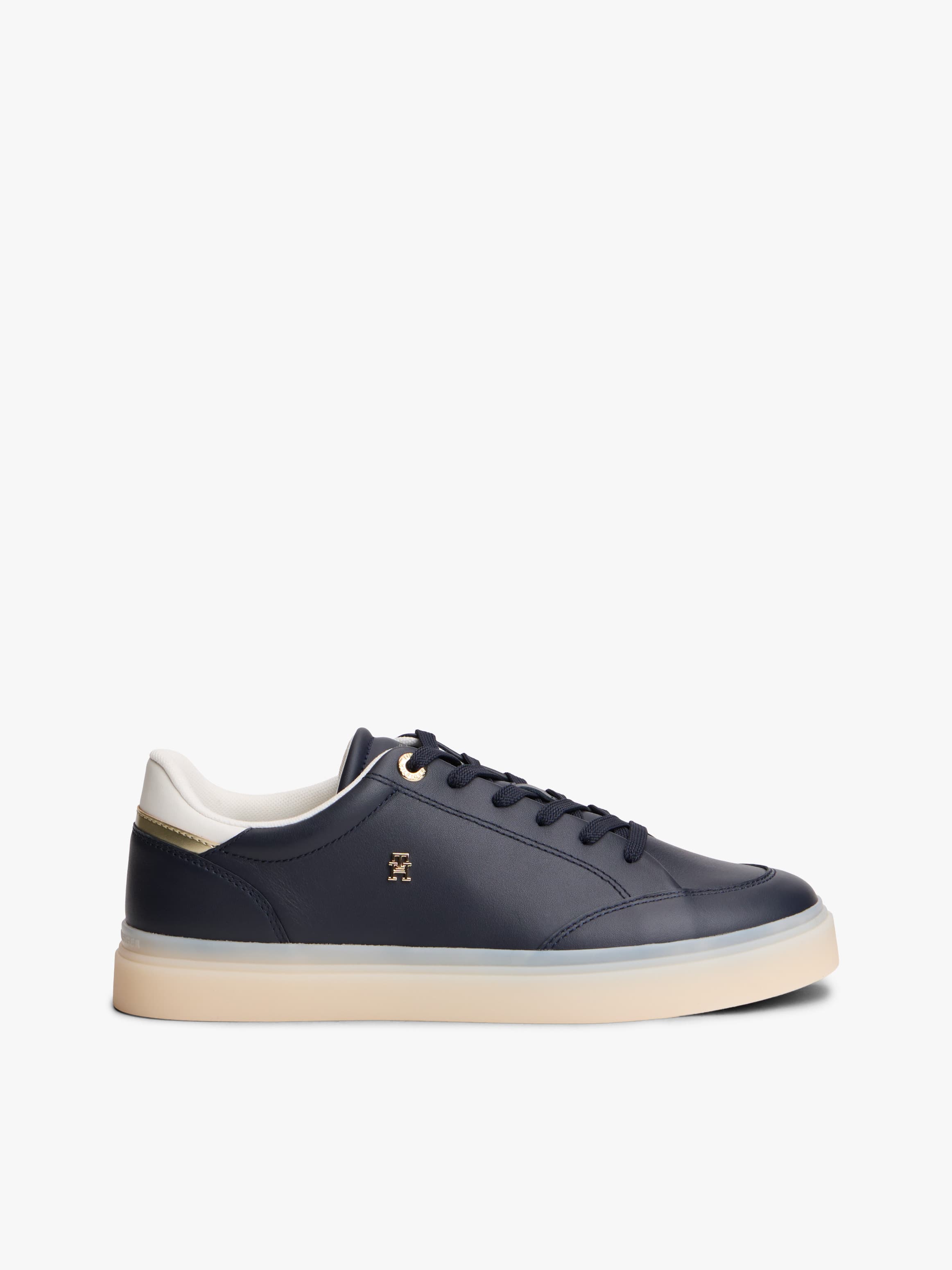 TH Monogram Leather Trainers