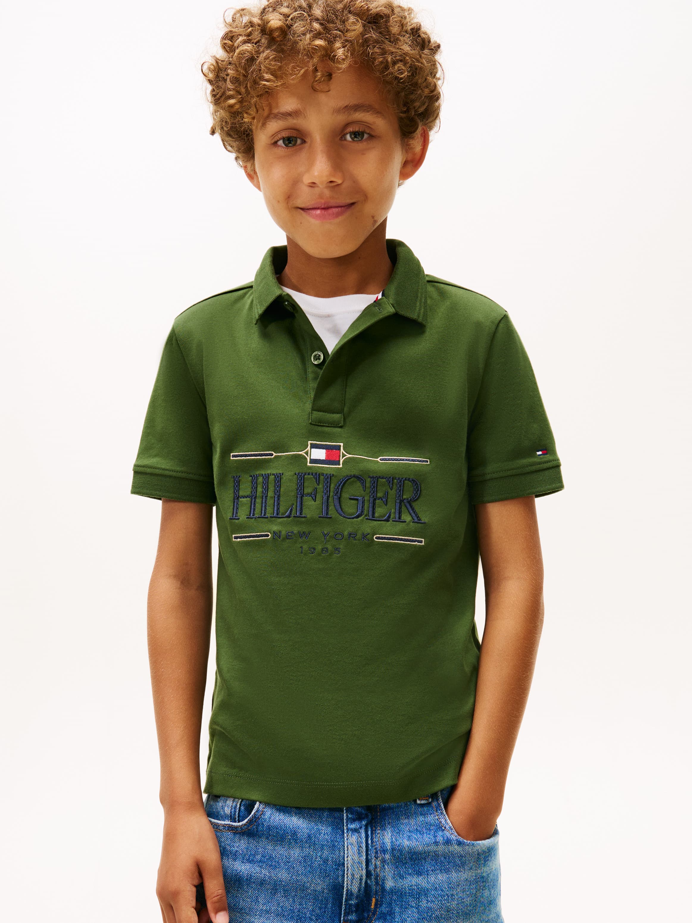 Tommy Icons Interloc Short Sleeve Polo T-Shirt