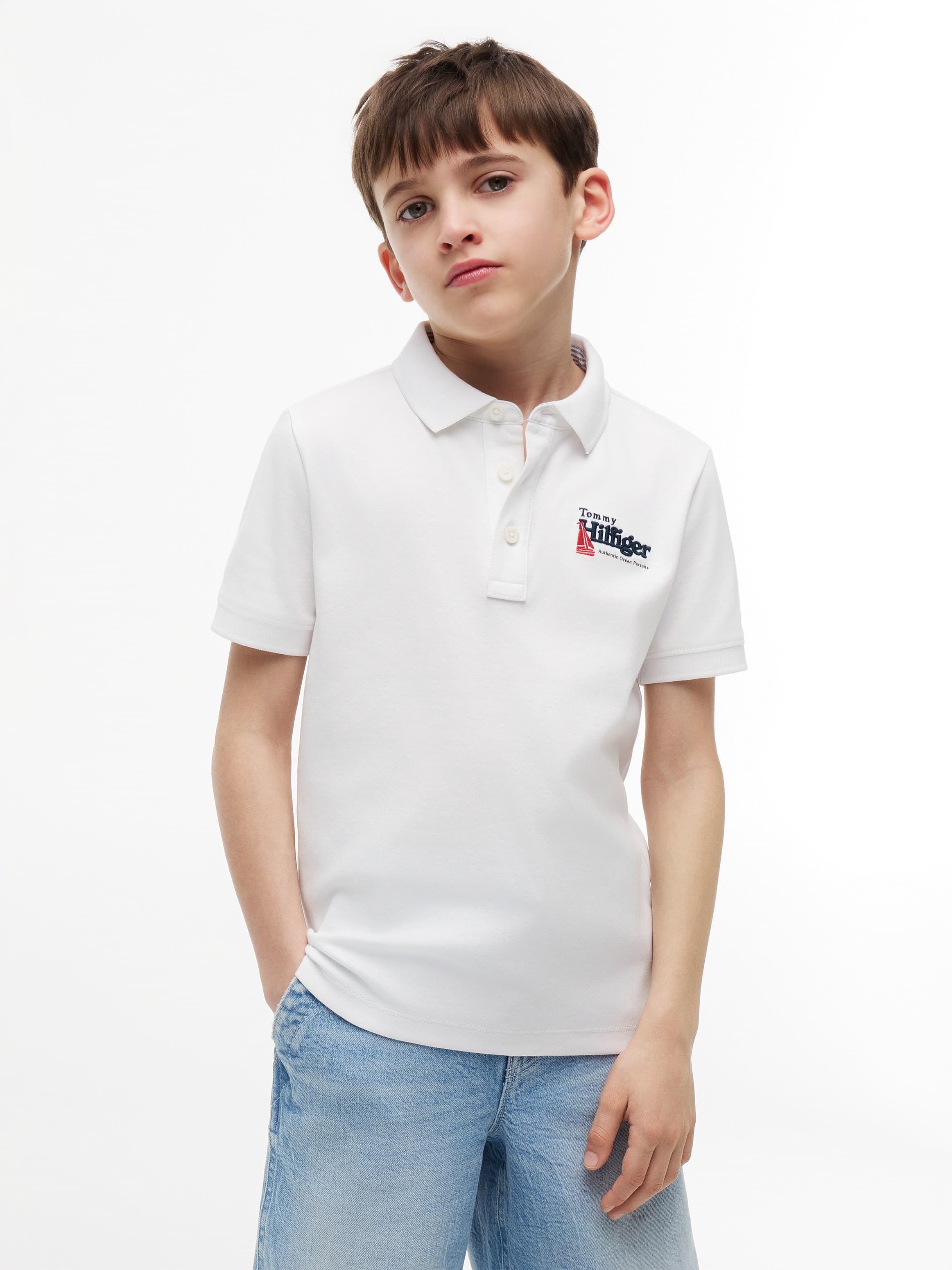 Regular Fit Graphic Embroidery Polo Shirt