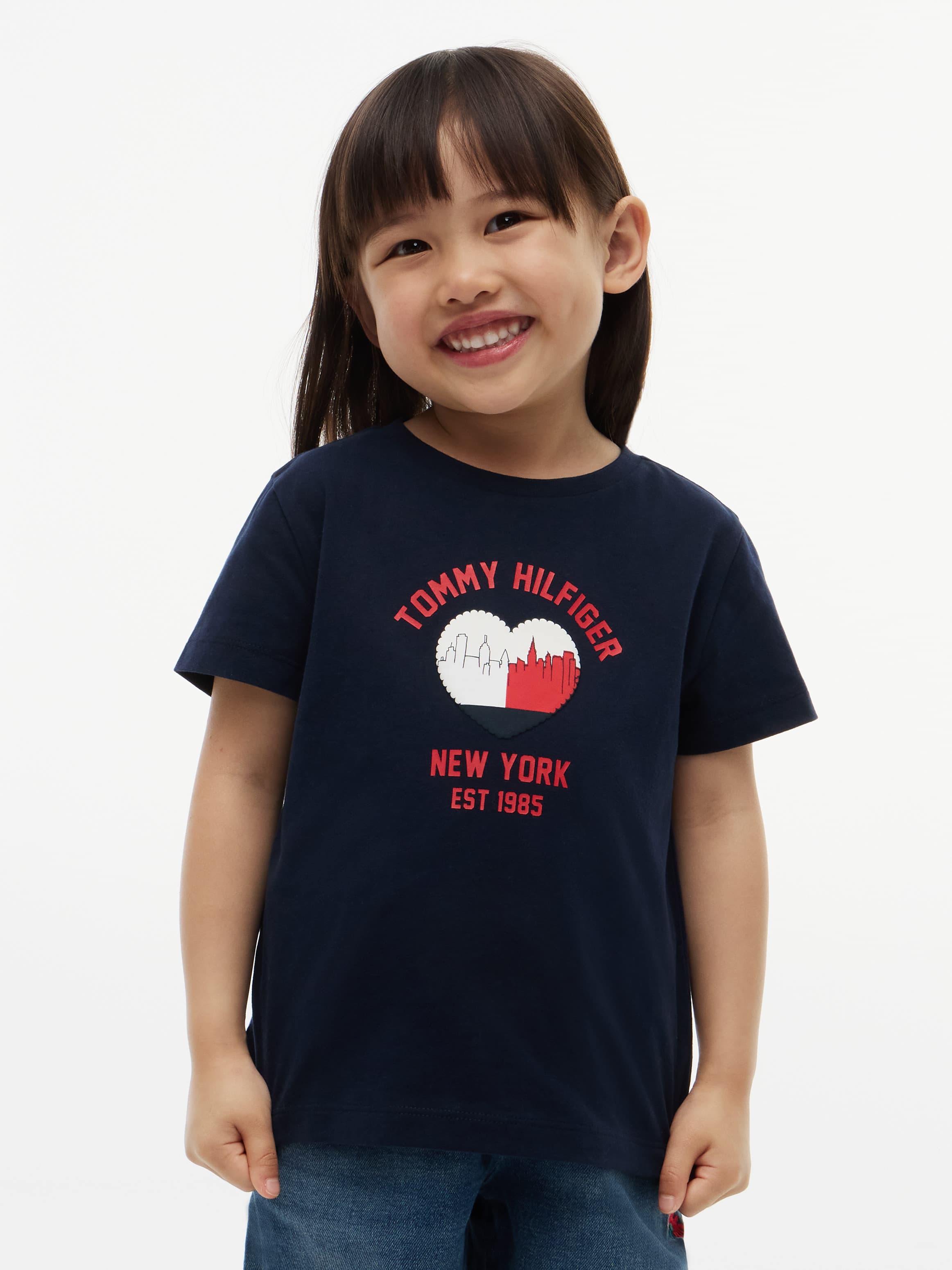 Heart Flag Peached Jersey T-Shirt
