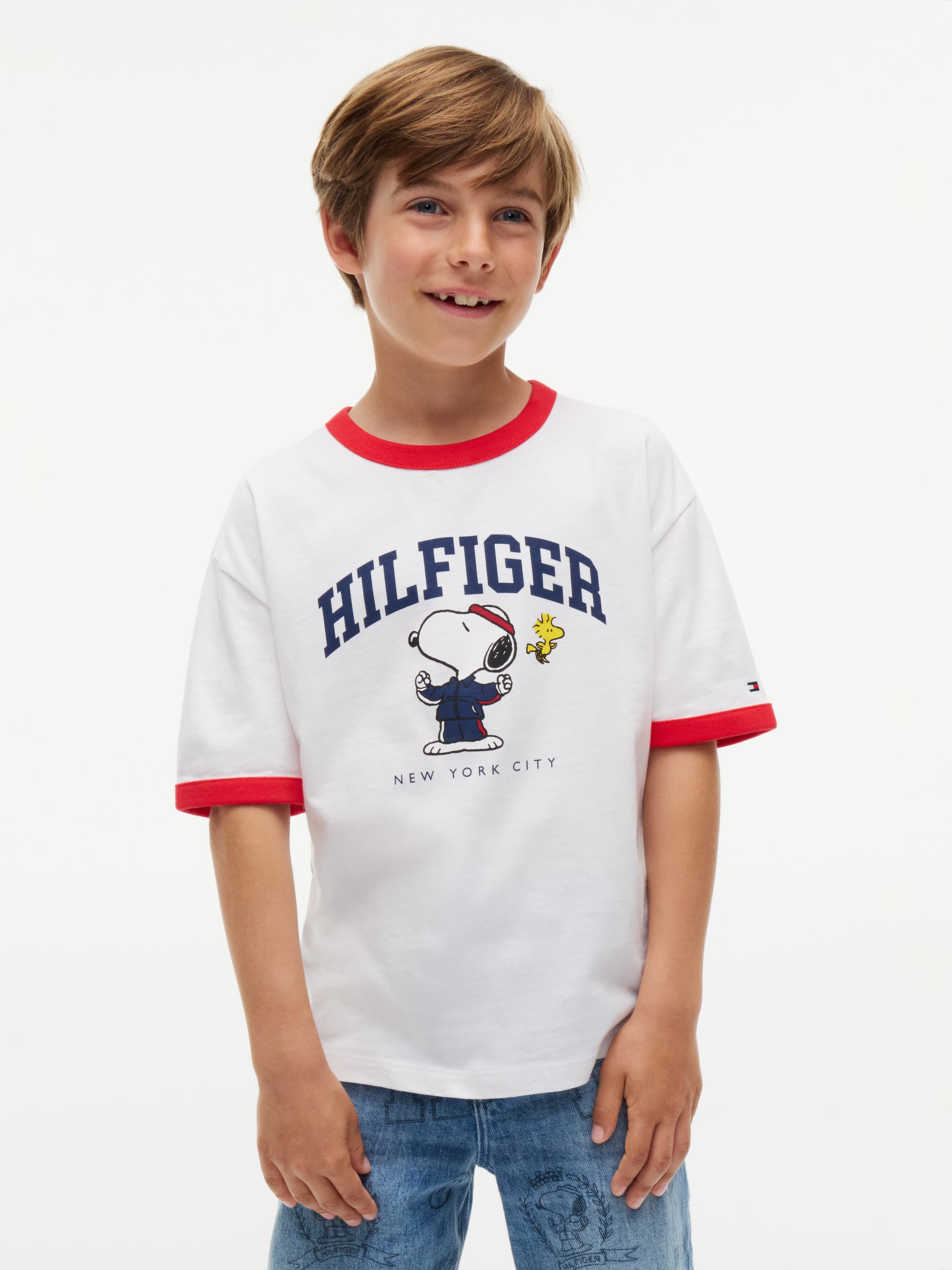 Peanuts® Graphic Ringer T-Shirt