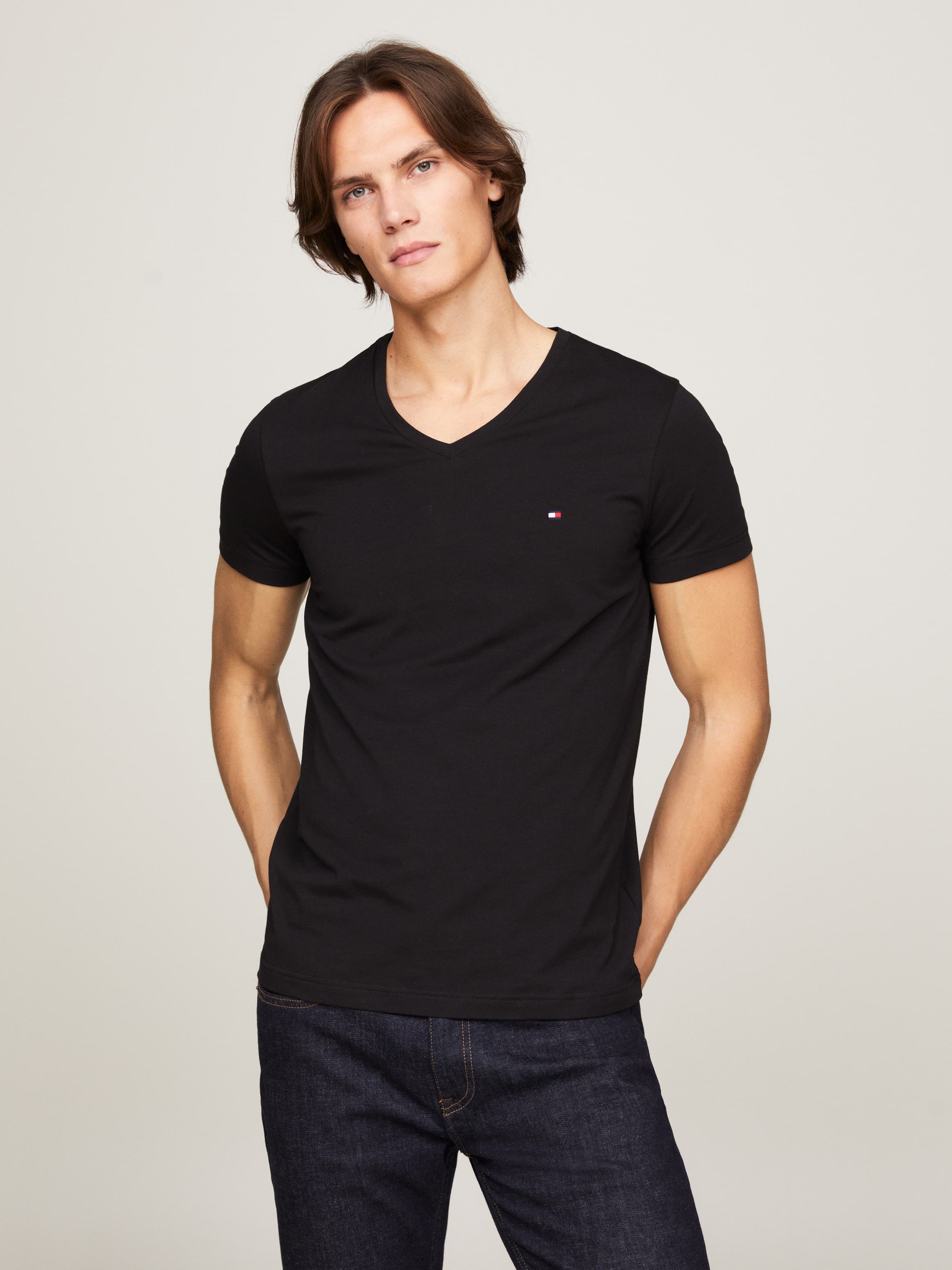 Core Stretch Slim Fit V-Neck T-Shirt