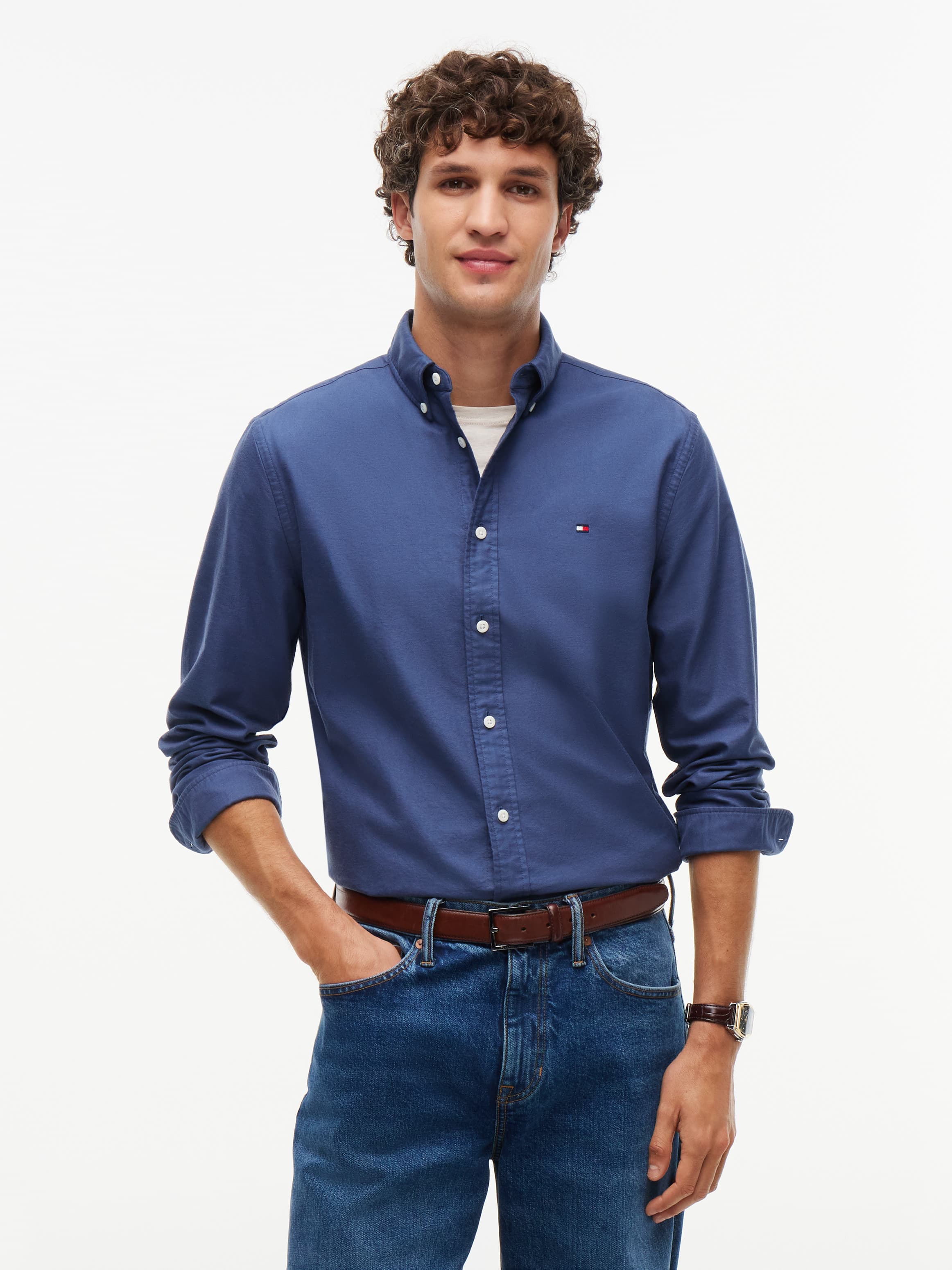 Regular Fit Button-Down Oxford Shirt