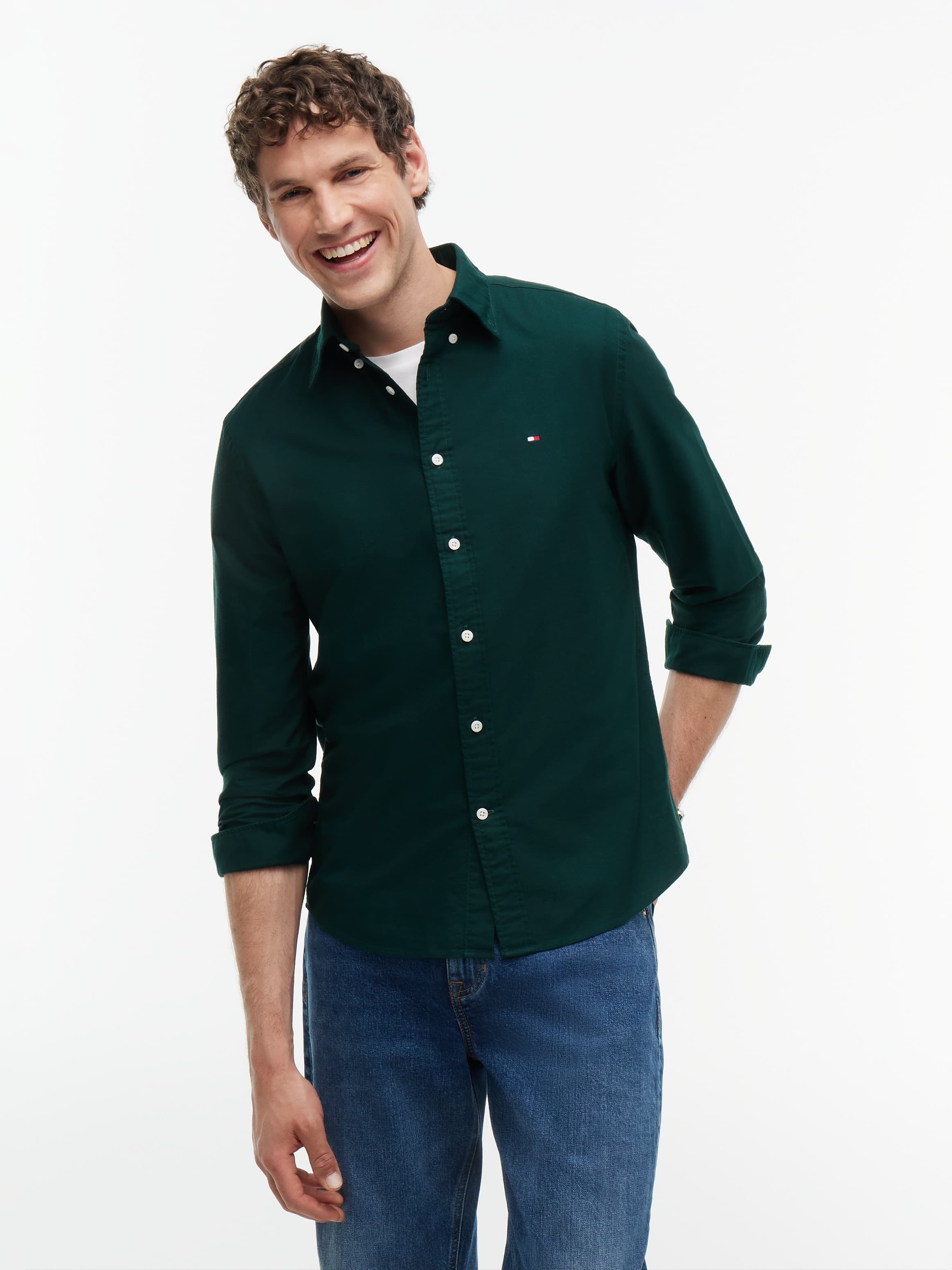 Regular Fit Button-Down Oxford Shirt