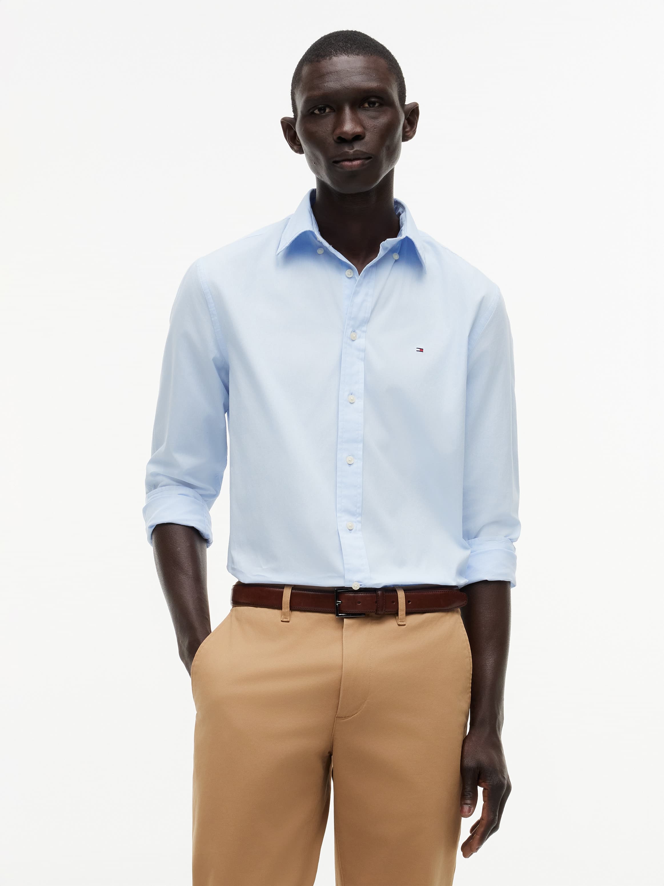 TH Flex Regular Fit Poplin Shirt