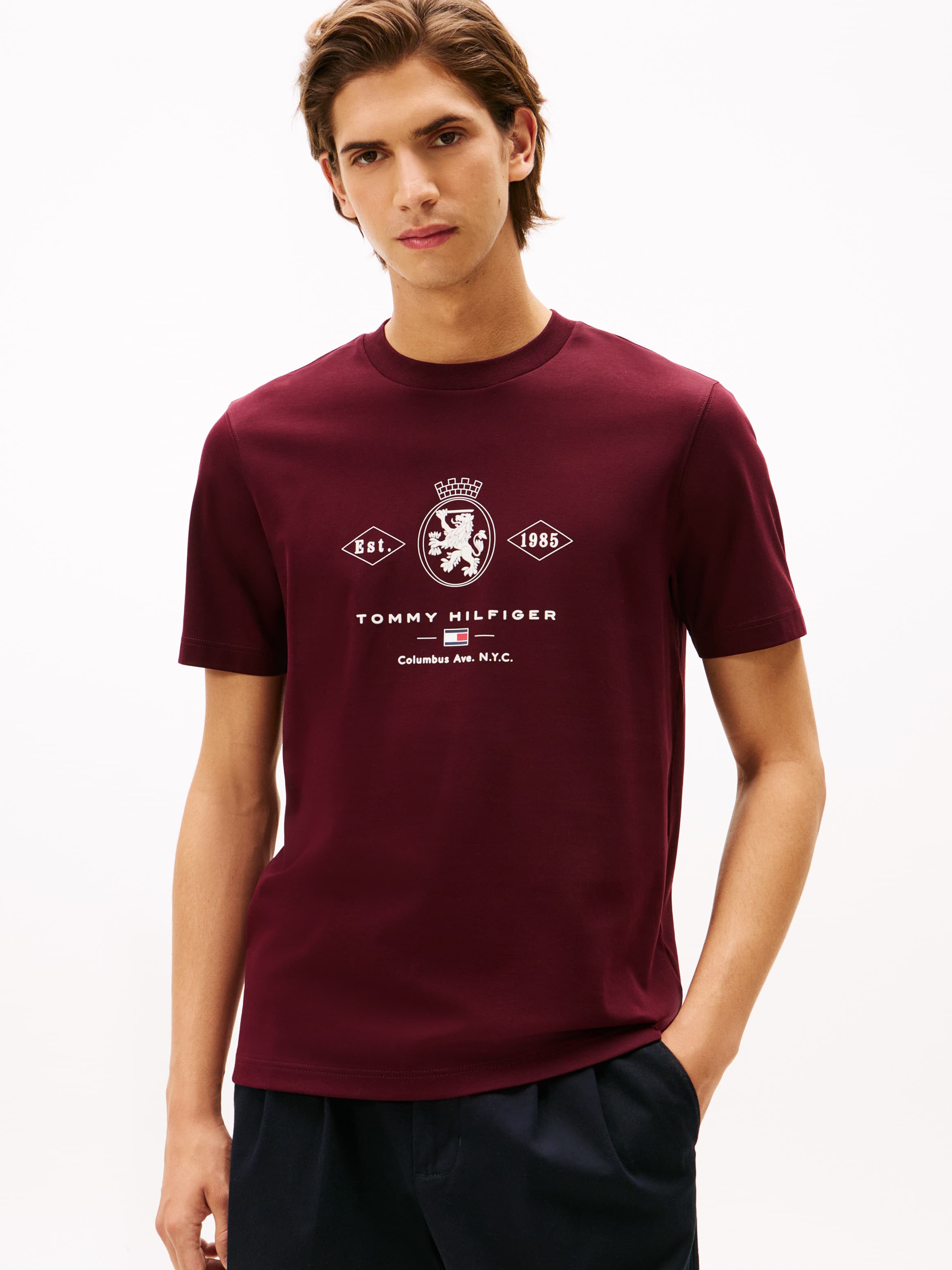 Varsity Graphic Interlock Knit T-Shirt