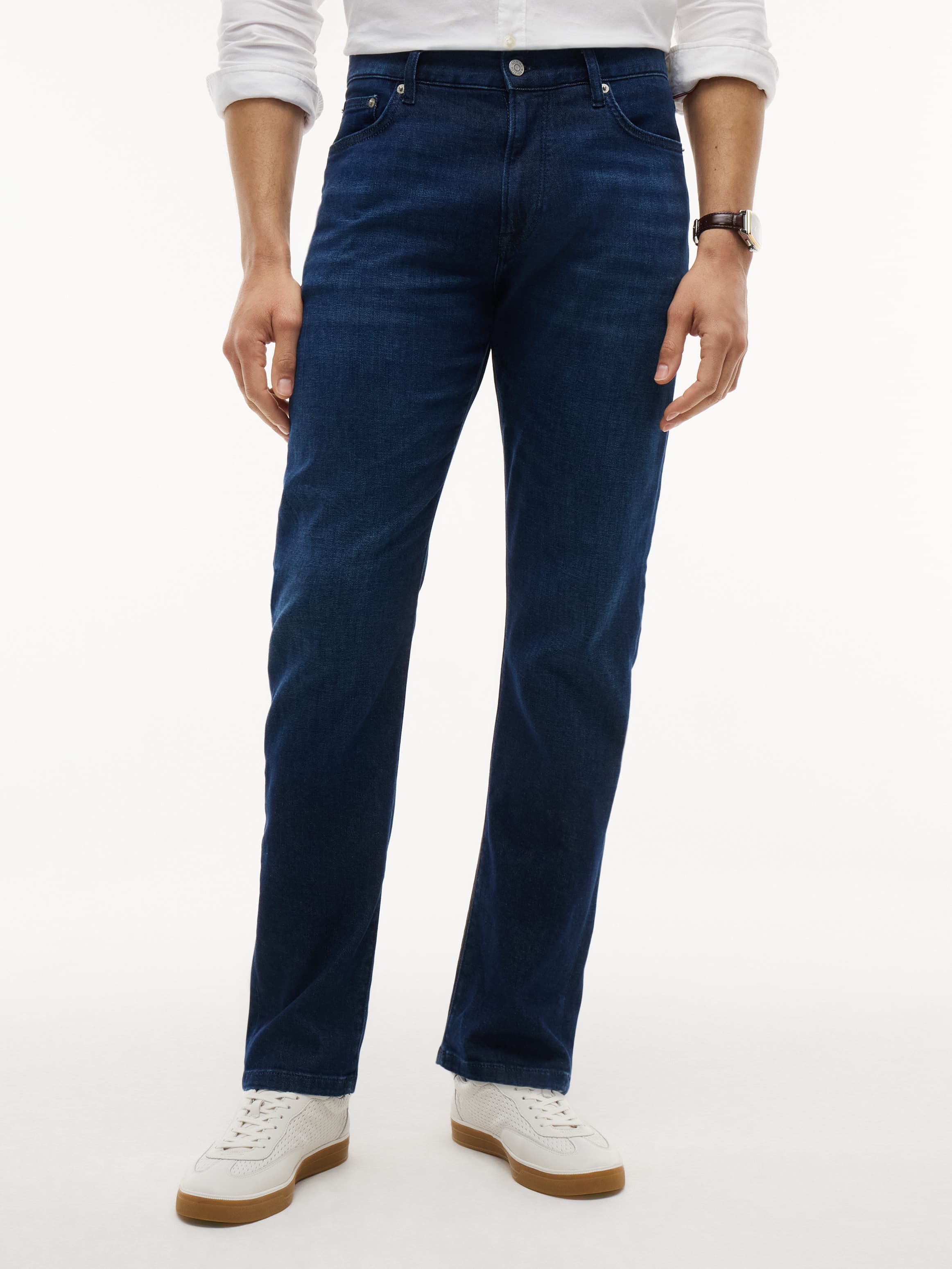Denton Slim Straight Faded Jeans