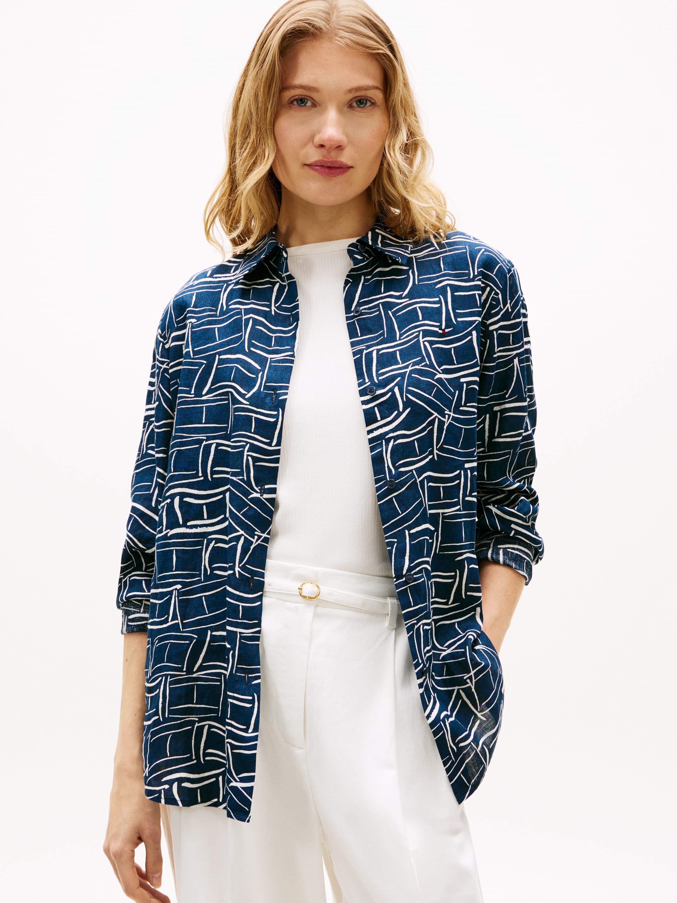 Relaxed Fit Pure Linen Shirt