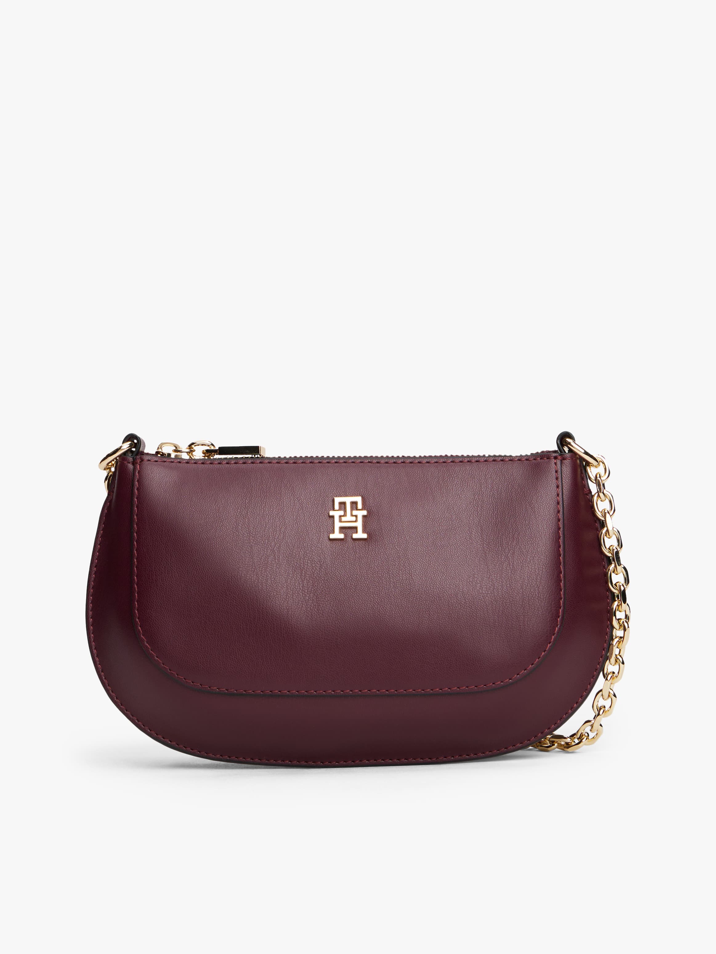 TH Monogram Chain Strap Crossbody Bag