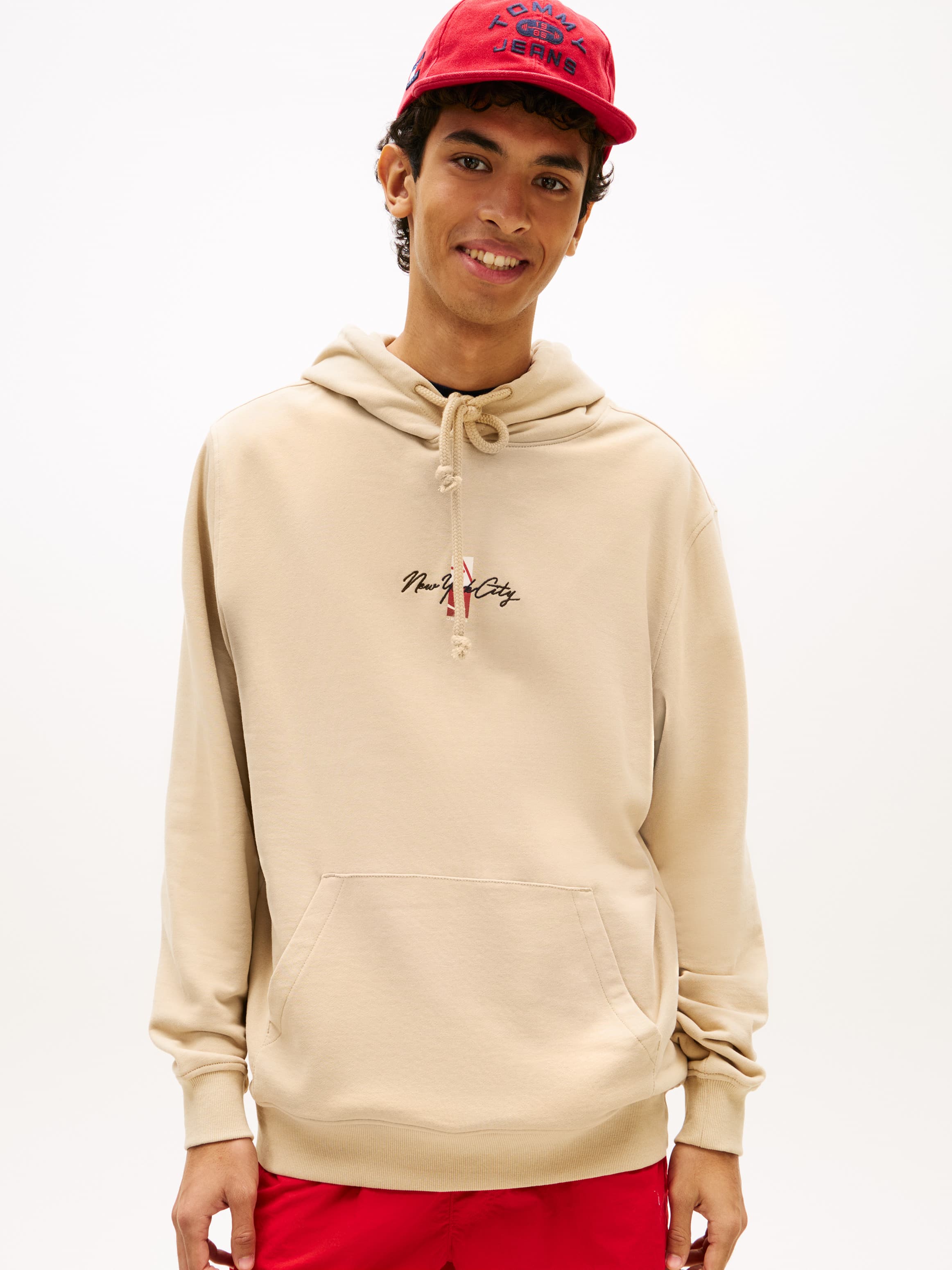 Signature Back Logo Terry Drawstring Hoody