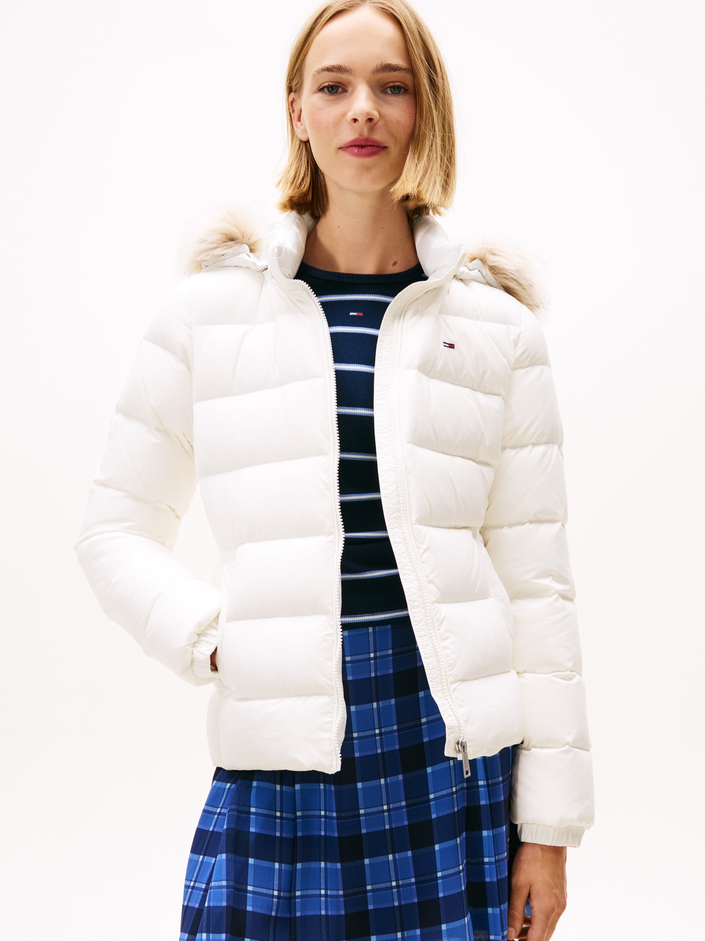 Shiny Water Repellent Down Puffer Jacket