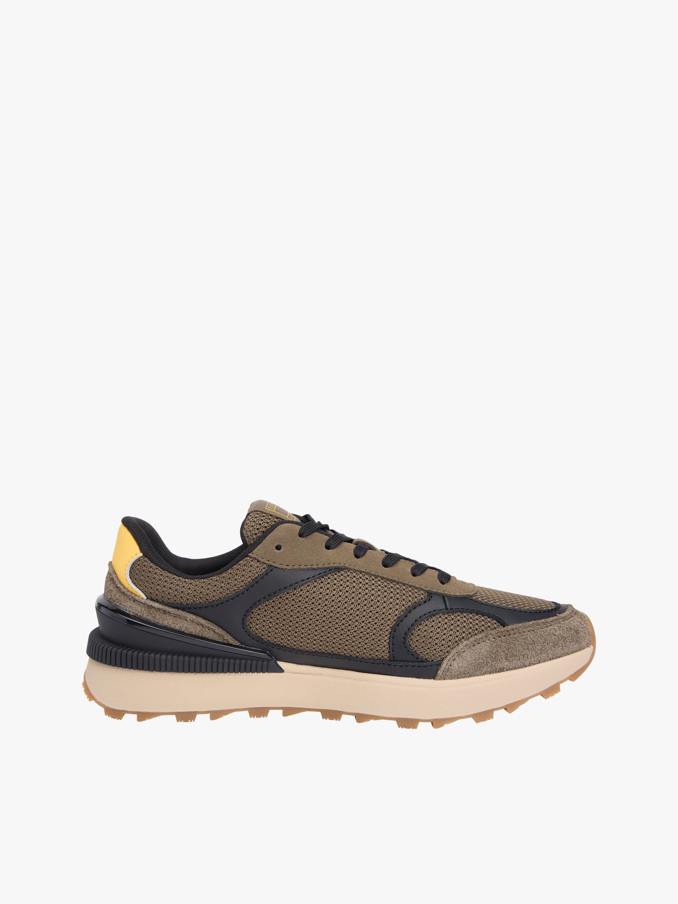Suede Cleat Mixed Texture Trainers